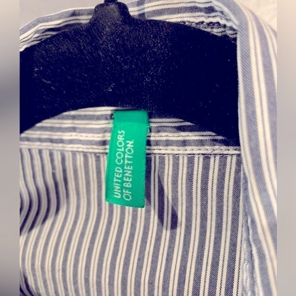 004. United Colors of Benetton Button Down Shirt S - Picture 4 of 6